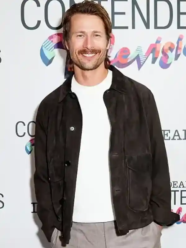 Deadline Contenders Glen Powell Suede Jacket