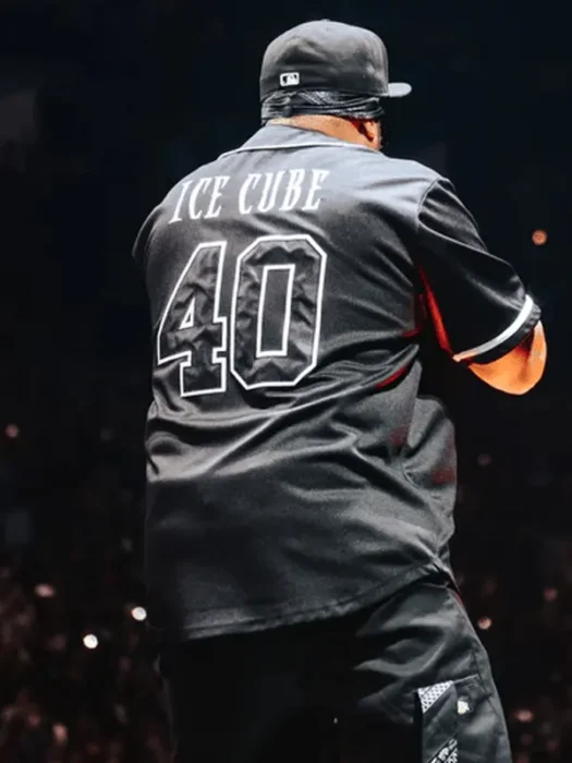 Decades of Attitude Ice Cube Black Jersey Back