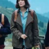Eat Pray Bark Alexandra Maria Lara Green Cotton Jacket