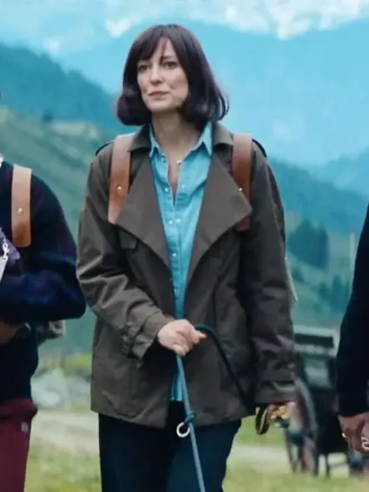 Eat Pray Bark Alexandra Maria Lara Green Cotton Jacket