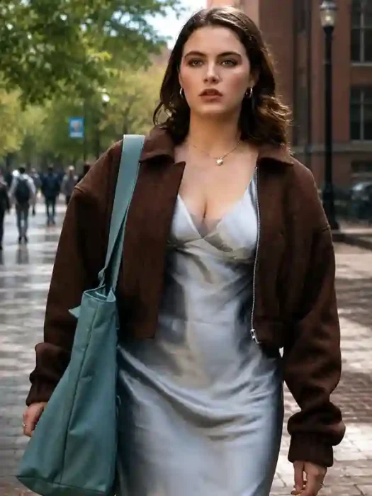 Ella Bright Off Campus Brown Jacket