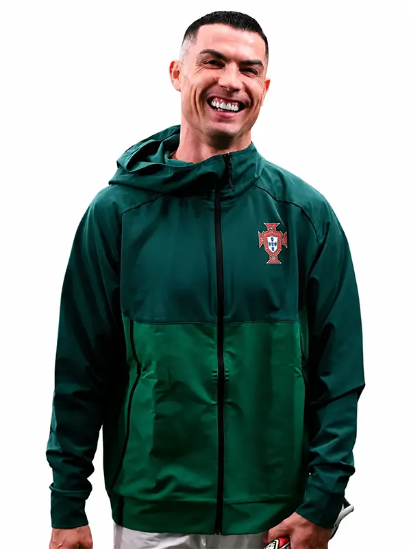 FIFA World Cup Cristiano Ronaldo Green Portugal Jacket