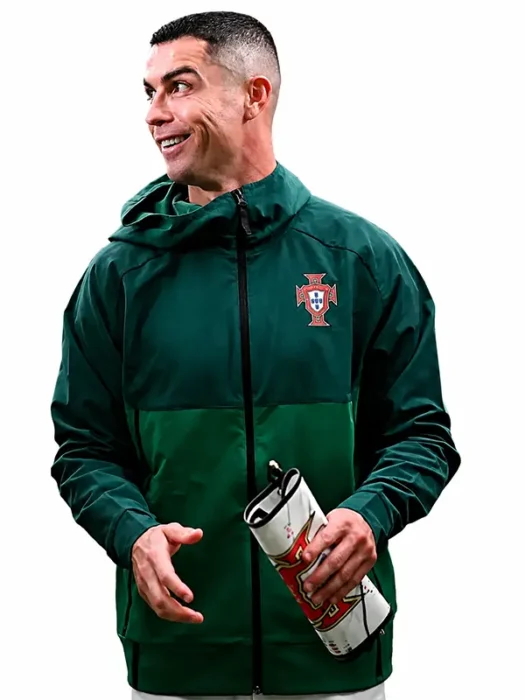 FIFA World Cup Cristiano Ronaldo Portugal Green Jacket