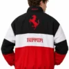 Ferrari F1 Racer White Jacket Back