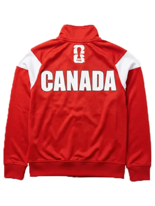 Fifa 2026 Canada Red Track Jacket Back