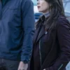 Fiona Rene S02 Tracker Reenie Greene Maroon Coat