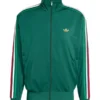 Firebird Track Green Striped Top