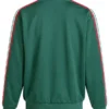 Firebird Track Green Striped Top Back