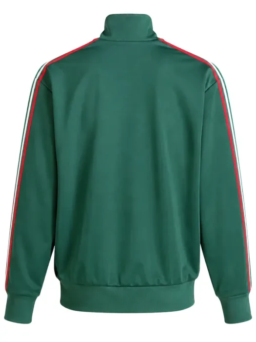 Firebird Track Green Striped Top Back