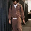 Frost Bank Center Arena 2026 Shaedon Sharpe Jacket model