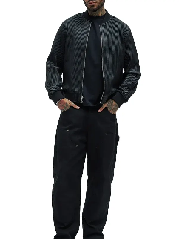 Gordon Faux Leather Jacket