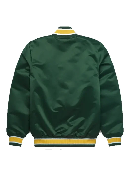HOMAGE X Starter Athletics Green Satin Jacket