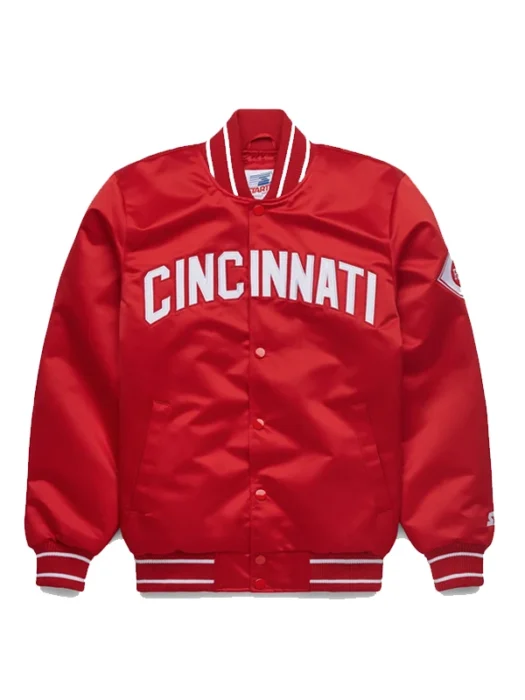 HOMAGE X Starter Reds Heavyweight Satin Jacket