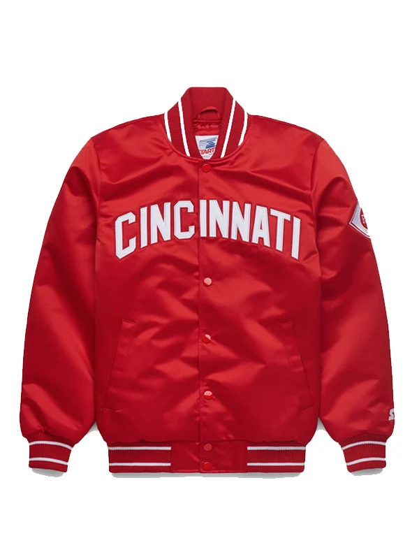 HOMAGE X Starter Reds Heavyweight Satin Jacket