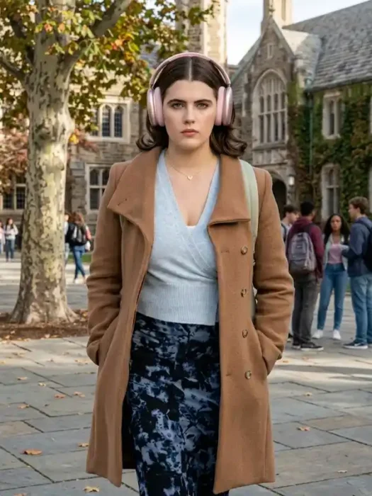 Hannah Wells Off Campus Brown Coat