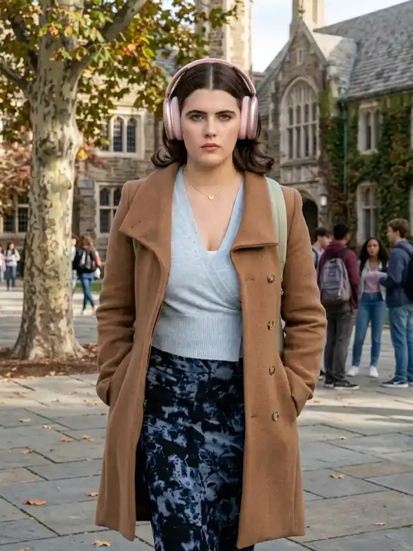 Hannah Wells Off Campus Brown Coat