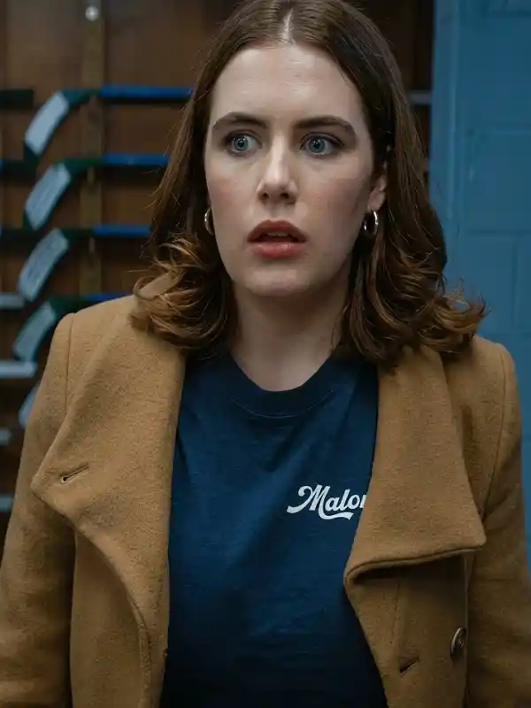 Hannah Wells Off Campus Brown Wool Coat