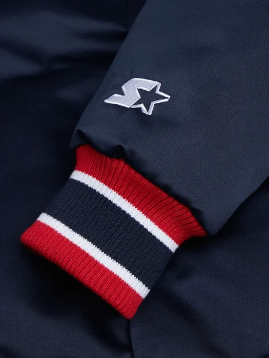Homage x Starter Braves Blue Satin Jacket