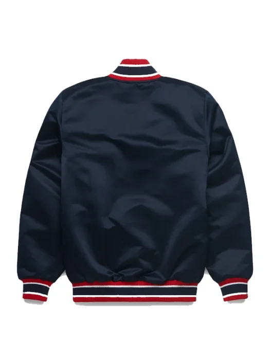 Homage x Starter Braves Heavyweight Blue Black Jacket