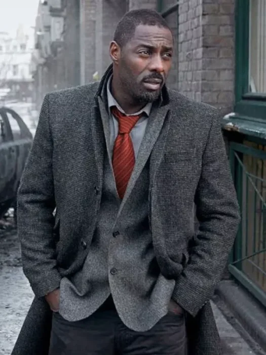 Idris Elba Luther Trench Coat