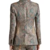 Imperfect Women Eleanor Paisley Print Blazer Back