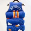 Jalen Brunson New York Knicks Puffer Vest Back