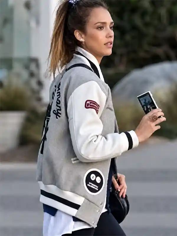 Jessica Alba OC Varsity Jacket