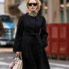 Jessica Chastain Off Weeks Black Coat