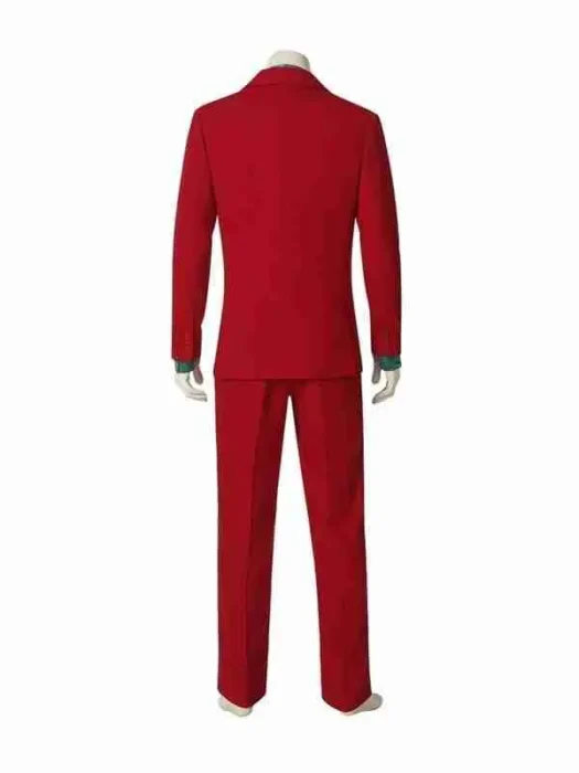 Joaquin Phoenix Red Joker Blazer Back