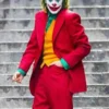 Joaquin Phoenix Red Joker Tuxedo
