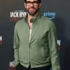 John Krasinski Tom Clancys Jack Ryan Ghost War World Premiere Green Jacket