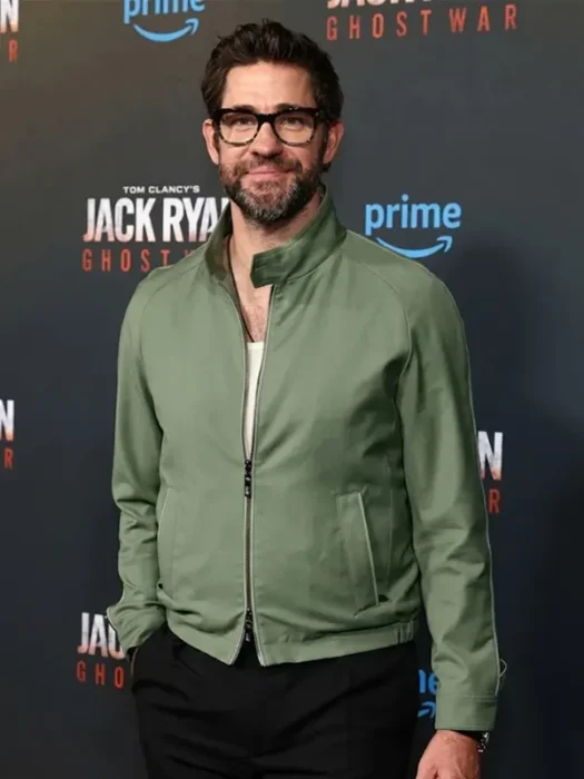 John Krasinski Tom Clancys Jack Ryan Ghost War World Premiere Green Jacket
