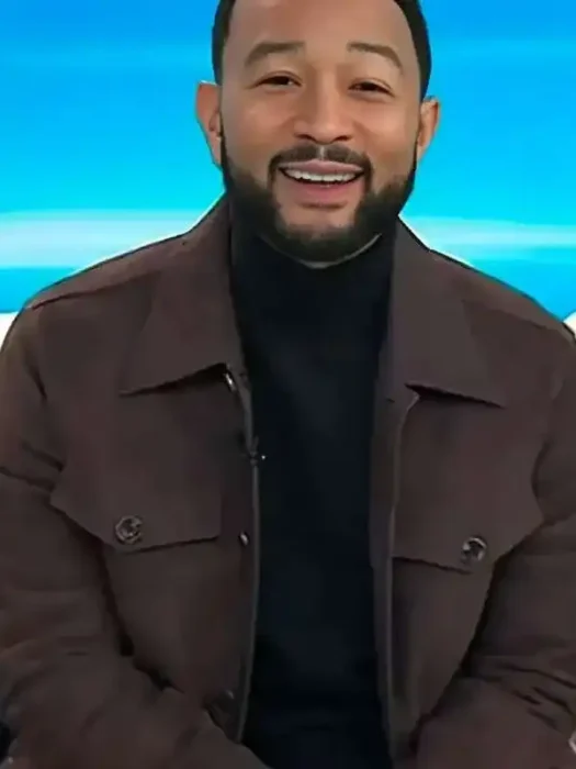 John Legend The Today Show Brown Jacket