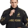 Lamborghini Sleeves Oversized Varsity Jacket