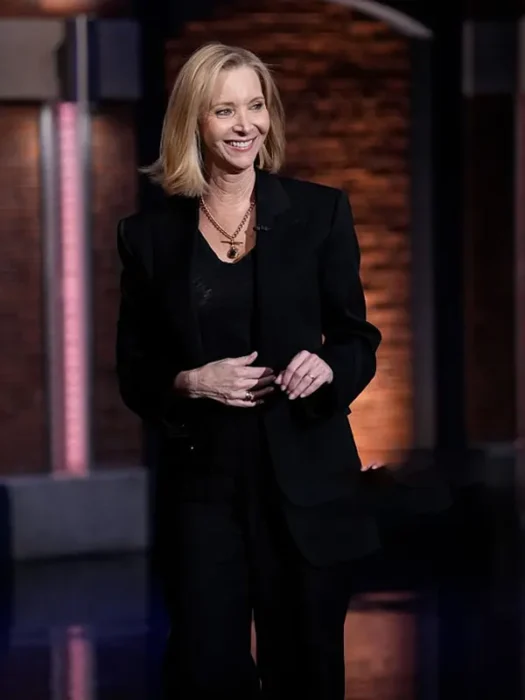 Late Night With Seth Meyers Lisa Kudrow Black Blazer