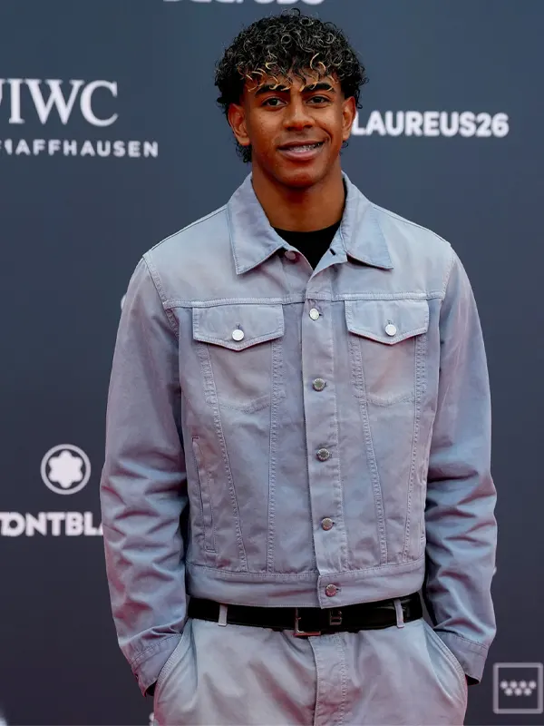 Laureus World Sport Awards 2026 Lamine Yamal Jacket pocket