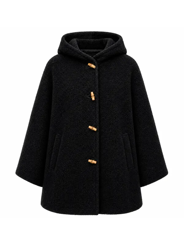 Liam Gallagher Toggal Black Coat