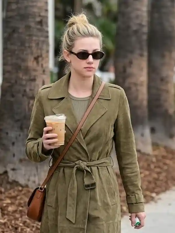 Lili Reinhart Los Angeles Coat