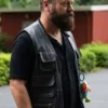 Margo’s Got Money Troubles Nick Offerman Black Leather Vest