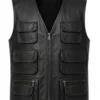 Margo’s Got Money Troubles Nick Offerman Leather Vest