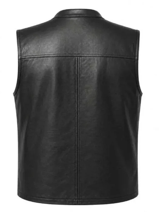 Margo’s Got Money Troubles Nick Offerman Leather Vest Back