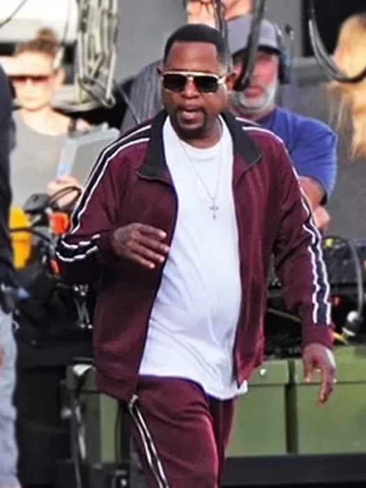 Martin Lawrence Marcus Burnett Maroon Tracksuit