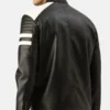 Mayhem Project Cafe Racer Black and White jacket Back
