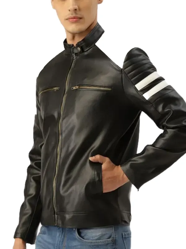 Mayhem Project Cafe Racer Leather Jacket