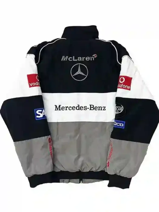 McLaren Mercedes-Benz Santander Formula 1 Jacket – Racing Motorsport Wear Back
