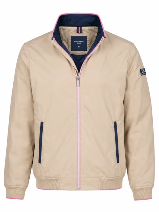 Men's Beige Cotton Jacket