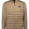 Men's Beige Padded Jacket