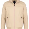 Men's Cotton Beige Zipper Jacket