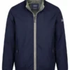 Men's Dark Blue Cotton Jacket