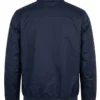 Men's Dark Blue Cotton Jacket Back